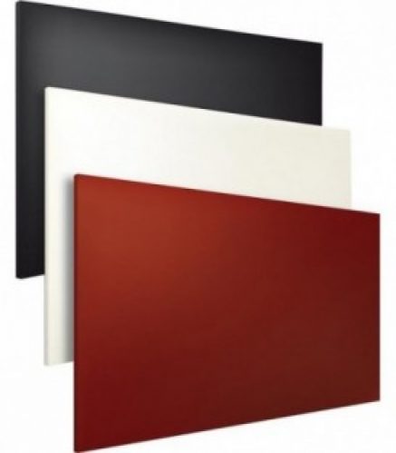 Chauffage mural infrarouge acier émaillé – blanc 587 x 587 x 45 mm – 800W