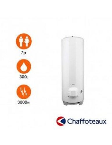 Chauffe-eau 300L vertical stable stéatite CHAFFOTEAUX monophasé