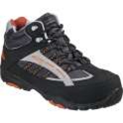 Chaussure de sécurité haute noire / orange – Coverguard footwear