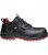 Chaussures de securite BASE Be-Dry low, noir-rouge taille 41, 100% etanche