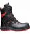 CHaussures de securite montante BASE Be-dry top, noir-rouge taille 45, 100 % etanche