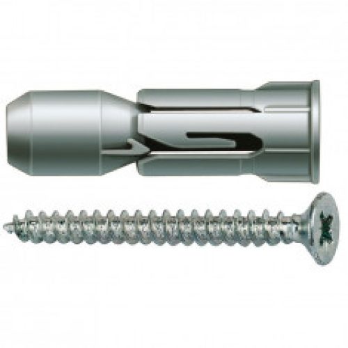 Cheville à expansion PD-S avec vis pour plaque de plâtre