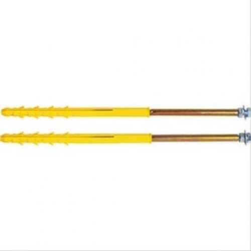 Cheville fixation radiateur pour plaque plâtre+polystyrène Ø10×200 vendues par 2