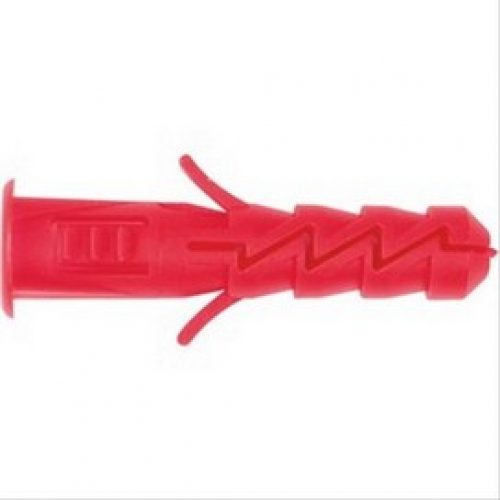 Cheville polypropylène Sécur avec collerette en seau Ø8 L=40mm boîte de 1500