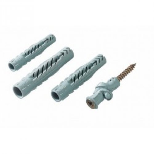 Chevilles nylon avec collerette – fixation légère UX