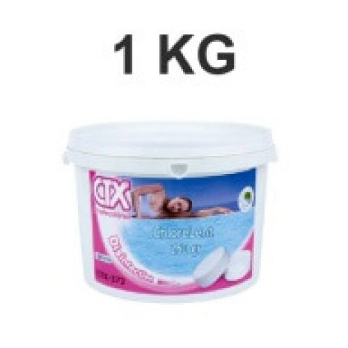 Chlore lent CTX 373 – 1 Kg – Galets 250 gr