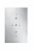 Ciel de Pluie Encastrable Hansgrohe Raindance Rainmaker 680 x460 mm sans éclairage