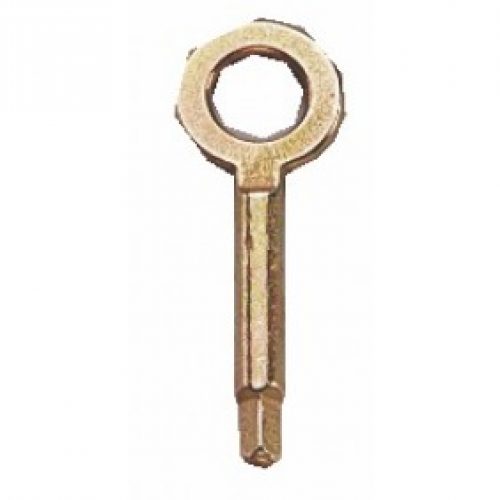 Clé carré mâle 4 mm pour serrure batteuse