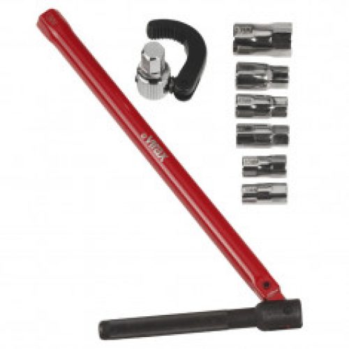 Clé écrou robinet avec 7 embouts et mâchoire – Virax