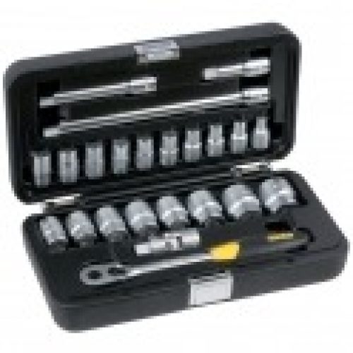 Clé à douille – M 1/2&Prime; – Coffret de 23 pièces – Stanley