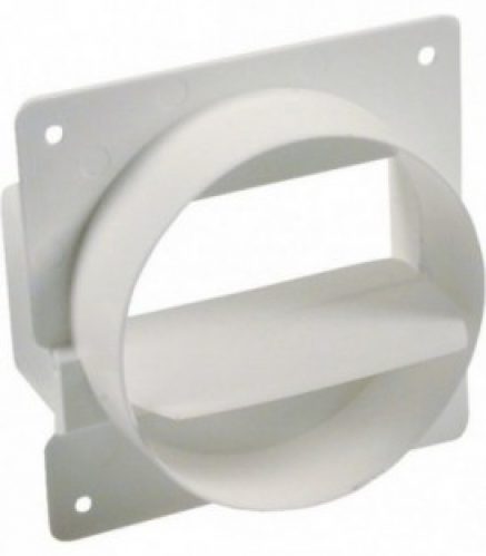 Clapet de retenue tuyaux plat 125 mm, blanc