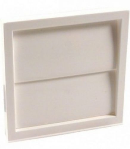 Clapet du ventilateur blanc 100 mm