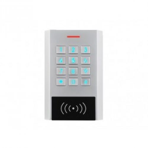 Clavier à code/badge – façade rétro-éclairée – électronique intégrée