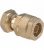 Clesse:raccord gaznaturel/propane reseau raccord droit JSC 2 pieces Cal.15 entreePEHD 20×3 Sortie ecrou 3/4