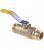 Clesse:robinet de conduite et chaufferie 1/4 de tour a tournant spherique Type:NF XP E 29-135/EN 331 -DN15(3/4″)