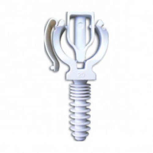 CLIPEO Simple BLANC Ø25 – Fixation pour tube multicouche