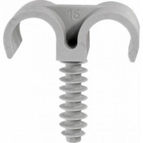 Clips doubles en nylon – pose de gaine PER