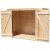 Coffre de rangement en bois MADEIRA KIKKA 1.92m²