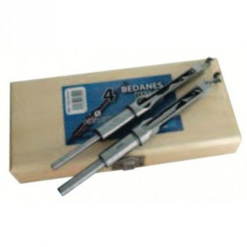 Coffret bédanes carrées HSS – 4 pièces