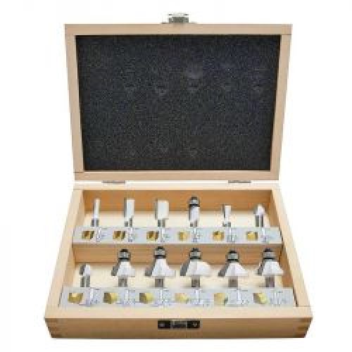 Coffret De 12 Fraises A Bois Makita D 53556 Pour Defonceuse Queue 8Mm