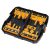 Coffret De 12 Fraises Dewalt Dt90016 Qz Pour Defonceuse 8Mm