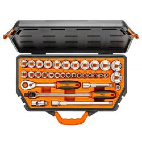 Coffret De Douilles Et Accessoires 1 2 Neo Tools 08 618 33 Pieces