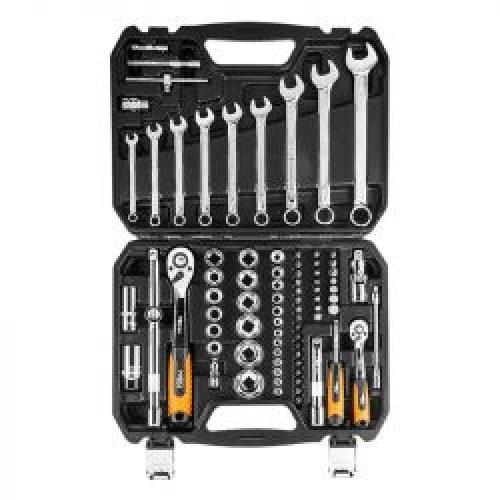 Coffret De Douilles Et Cles Mixte 82 Pieces Neo Tools 08 672