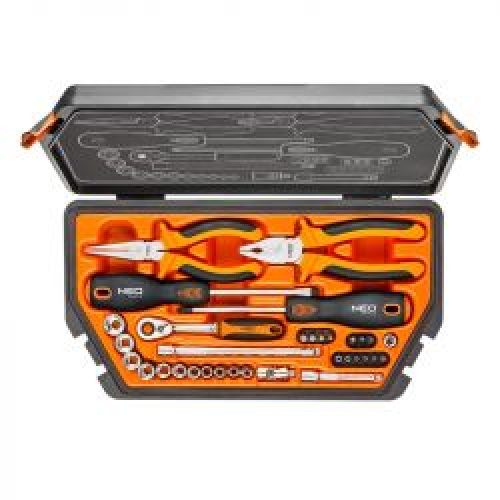 Coffret Mixte 33 Pieces Neo Tools 08 631