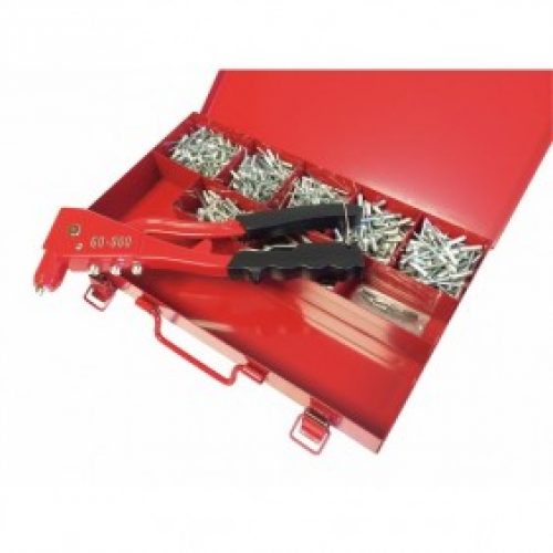 Coffret rivets aveugles – multi-serrages – alu – avec pince – Gomulti