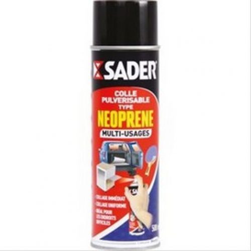 Colle néoprène aérosol Multi-usages 500ml SADER