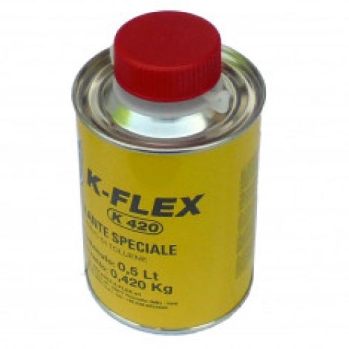 Colle pour isolant calorifuge avec pinceau 0,50 L