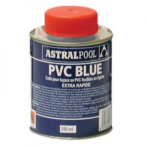 Colle PVC bleue