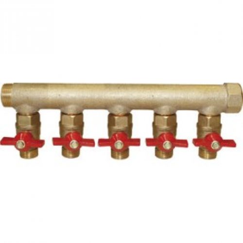 Collecteur 20×27 MF prè-équipé avec vannes 15×21