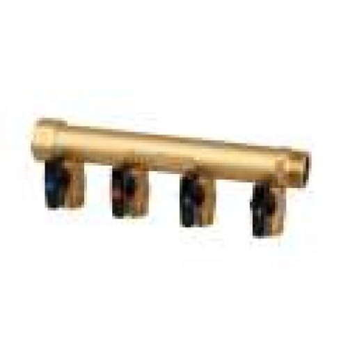 Collecteur avec vannes intégrées – Mâle / Femelle – Filetage 3/4” – GRK
