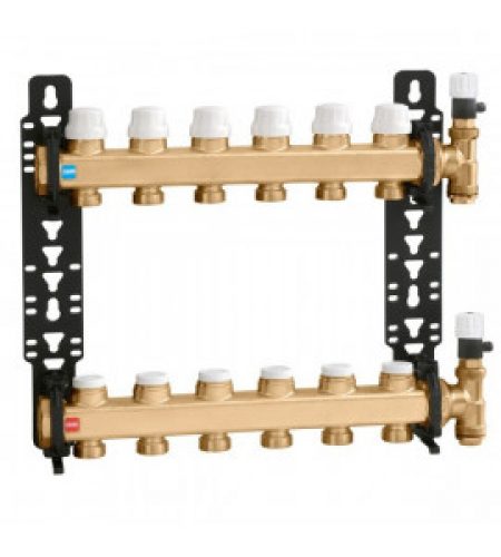 Collecteur prémonté avec vannes d&rsquo;arrêt et de réglage…