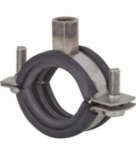 Collier a deux boulons EUROFIX Acier inox A4 1 1/4&Prime; 40-45 mm M8+M10