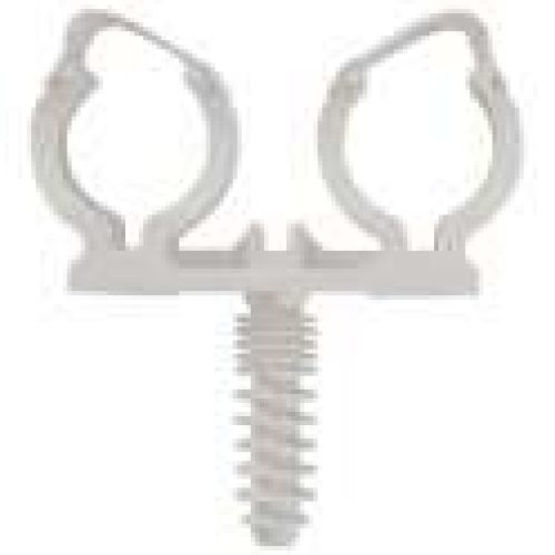 Collier cheville nylon blanc double – Clipéo – RAM