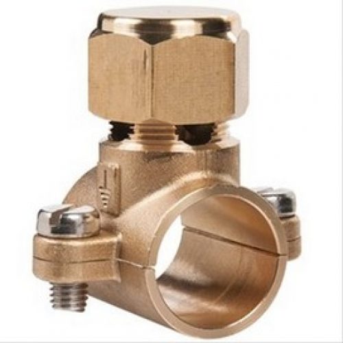 Collier de mise à la terre, pour tube cuivre Ø28mm (ext.)