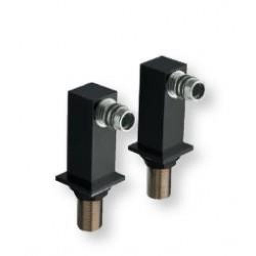 COLONETTES CARREE POUR QM107 ENTRAXE BAIGNOIRE 150 mm NOIR – CRISTINA ONDYNA PD49813