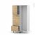 Colonne De Cuisine Lave Vaisselle Full Integrable Ipoma Chene Naturel L60 X H195 X P58 Cm