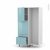 Colonne De Cuisine Lave Vaisselle Full Integrable Keria Bleu L60 X H195 X P58 Cm