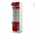 Colonne De Cuisine N1056 Fourmo Encastrable Niche 45 Ivia Rouge 1 Abattant 1 Porte 1 Tiroir L60 X H217 X P58 Cm