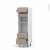 Colonne De Cuisine N1058 Fourmo Encastrable Niche 3638 Ginko Taupe 1 Abattant 2 Casseroliers L60 X H195 X P58 Cm