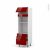 Colonne De Cuisine N1059 Fourmo Encastrable Niche 3638 Ivia Rouge 1 Abattant 3 Tiroirs L60 X H195 X P58 Cm