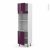 Colonne De Cuisine N1321 Fourmo Encastrable Niche 3638 Keria Aubergine 2 Portes L60 X H217 X P58 Cm