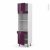 Colonne De Cuisine N1356 Fourmo Encastrable Niche 3638 Keria Aubergine 2 Portes 1 Tiroir L60 X H217 X P58 Cm