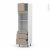 Colonne De Cuisine N1358 Fourmo Encastrable Niche 3638 Ginko Taupe 1 Porte 3 Tiroirs L60 X H217 X P58 Cm