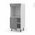 Colonne De Cuisine N16 Four Encastrable Niche 60 Filipen Gris 1 Porte L60 X H125 X P58 Cm