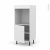 Colonne De Cuisine N16 Four Encastrable Niche 60 Ginko Blanc 1 Porte L60 X H125 X P58 Cm