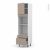 Colonne De Cuisine N1610 Fourmo Encastrable Niche 45 Ginko Taupe 1 Porte 2 Tiroirs L60 X H217 X P58 Cm